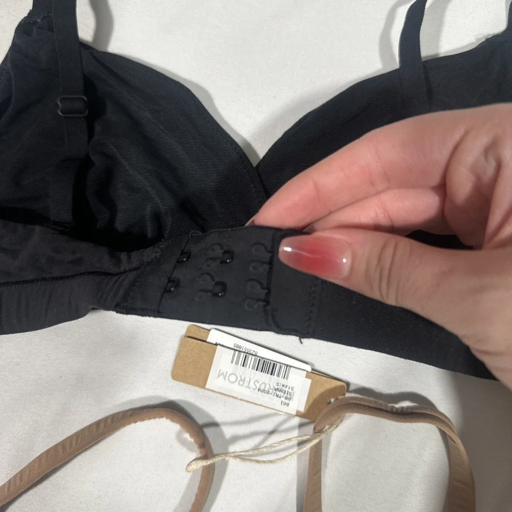 NWD $68 Skims [ 2PC Small ] Fits Everybody Bralette in Black‎ + Sienna #T2123 - Picture 12 of 16